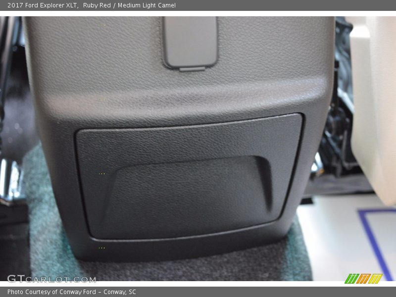 Ruby Red / Medium Light Camel 2017 Ford Explorer XLT