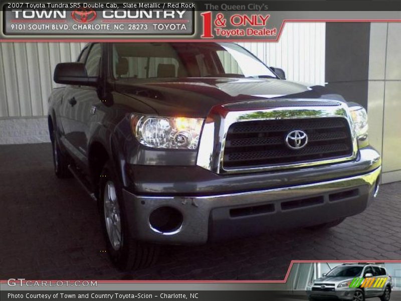 Slate Metallic / Red Rock 2007 Toyota Tundra SR5 Double Cab