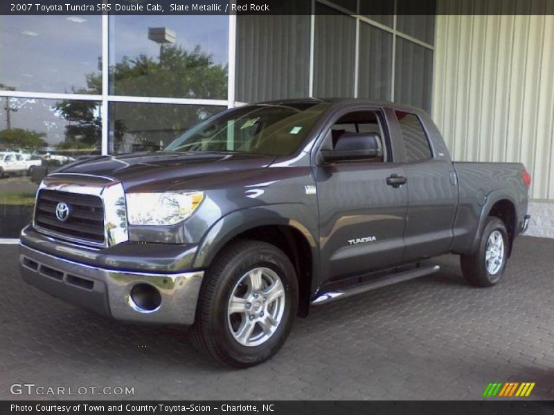 Slate Metallic / Red Rock 2007 Toyota Tundra SR5 Double Cab