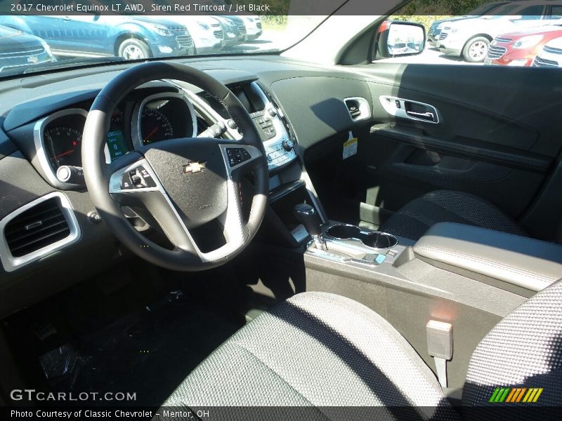 Siren Red Tintcoat / Jet Black 2017 Chevrolet Equinox LT AWD