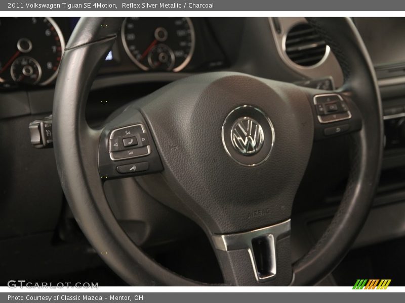 Reflex Silver Metallic / Charcoal 2011 Volkswagen Tiguan SE 4Motion