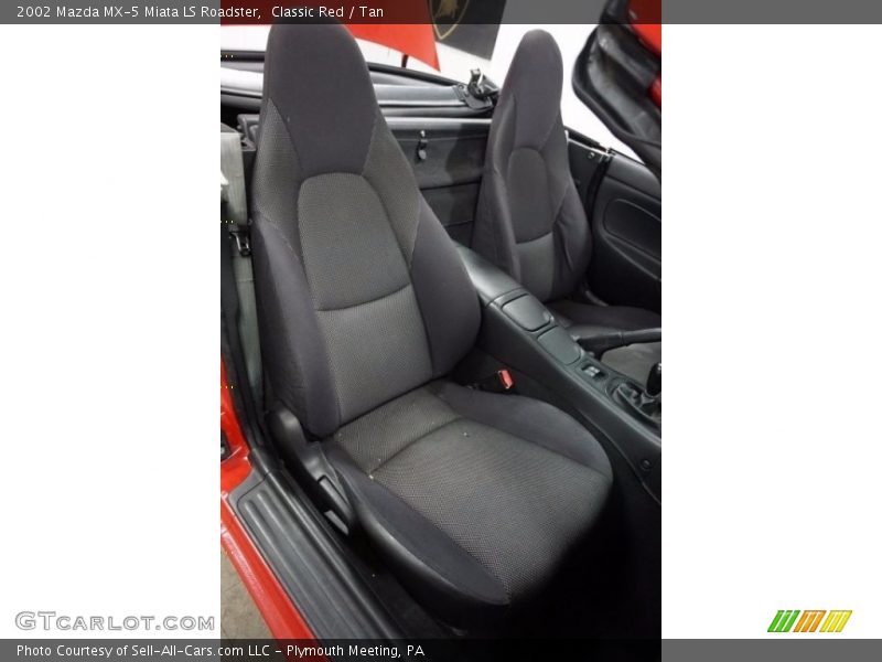 Classic Red / Tan 2002 Mazda MX-5 Miata LS Roadster