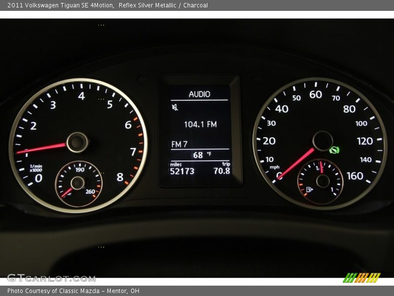 Reflex Silver Metallic / Charcoal 2011 Volkswagen Tiguan SE 4Motion