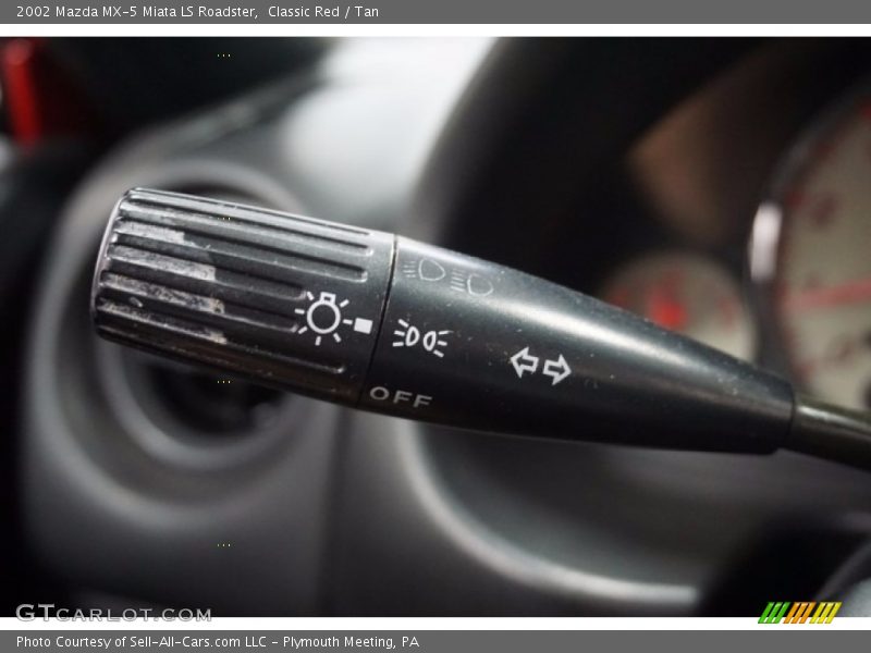 Classic Red / Tan 2002 Mazda MX-5 Miata LS Roadster