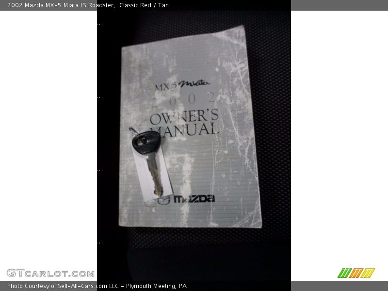 Classic Red / Tan 2002 Mazda MX-5 Miata LS Roadster