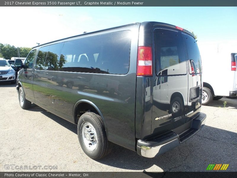 Graphite Metallic / Medium Pewter 2017 Chevrolet Express 3500 Passenger LT