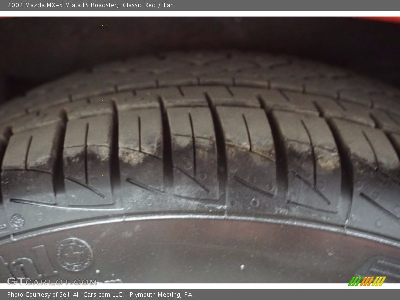 Classic Red / Tan 2002 Mazda MX-5 Miata LS Roadster