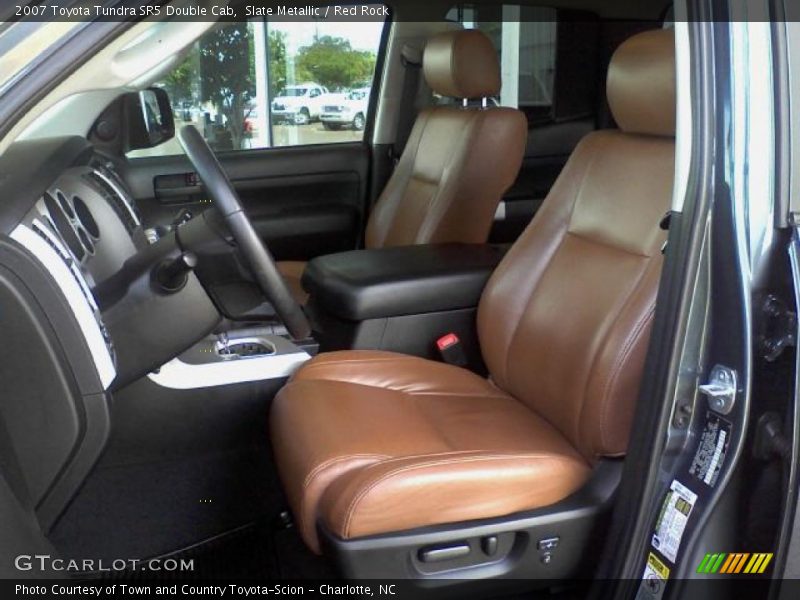 Slate Metallic / Red Rock 2007 Toyota Tundra SR5 Double Cab
