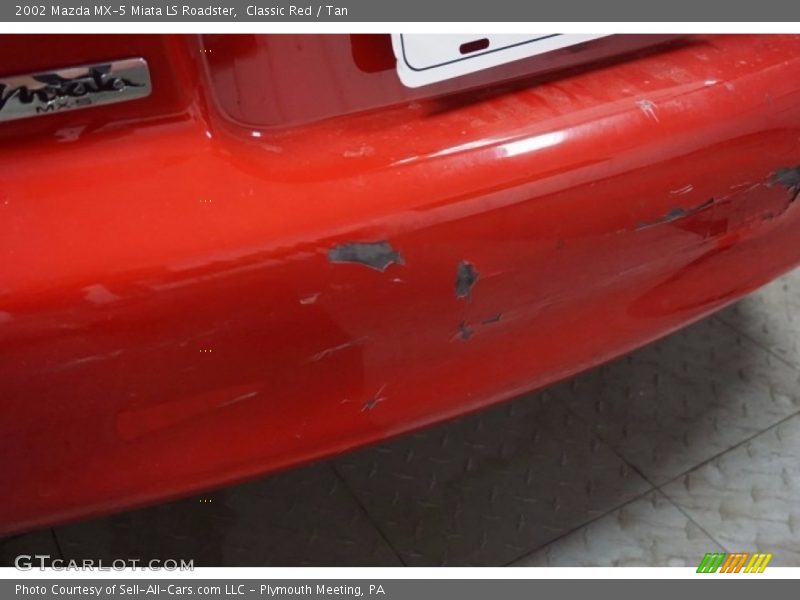 Classic Red / Tan 2002 Mazda MX-5 Miata LS Roadster