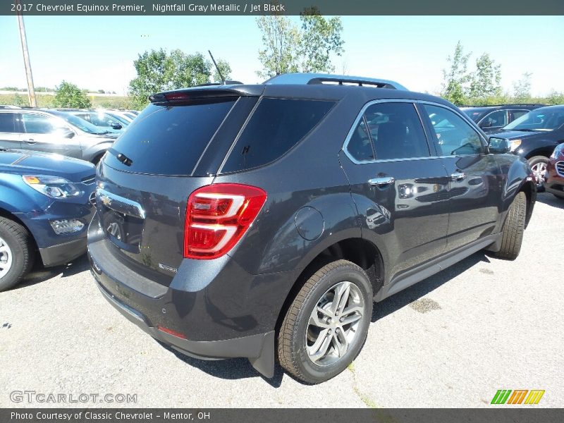 Nightfall Gray Metallic / Jet Black 2017 Chevrolet Equinox Premier
