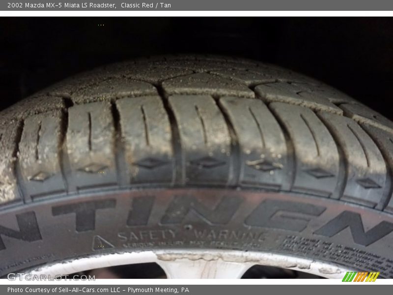 Classic Red / Tan 2002 Mazda MX-5 Miata LS Roadster