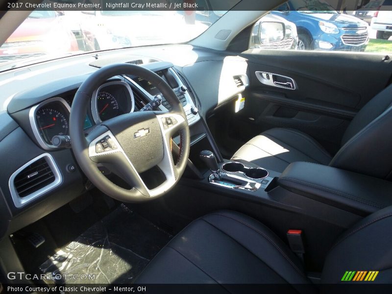 Nightfall Gray Metallic / Jet Black 2017 Chevrolet Equinox Premier