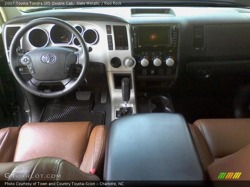 Slate Metallic / Red Rock 2007 Toyota Tundra SR5 Double Cab
