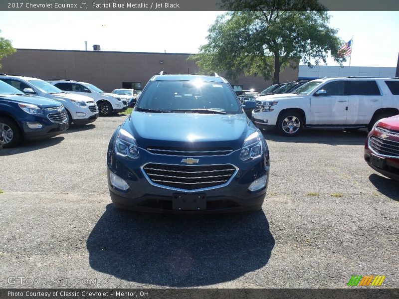Patriot Blue Metallic / Jet Black 2017 Chevrolet Equinox LT