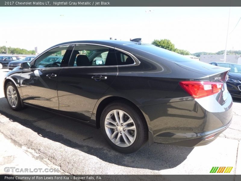 Nightfall Gray Metallic / Jet Black 2017 Chevrolet Malibu LT