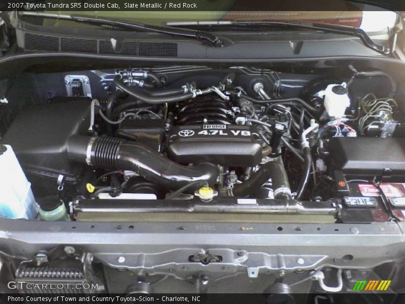 Slate Metallic / Red Rock 2007 Toyota Tundra SR5 Double Cab