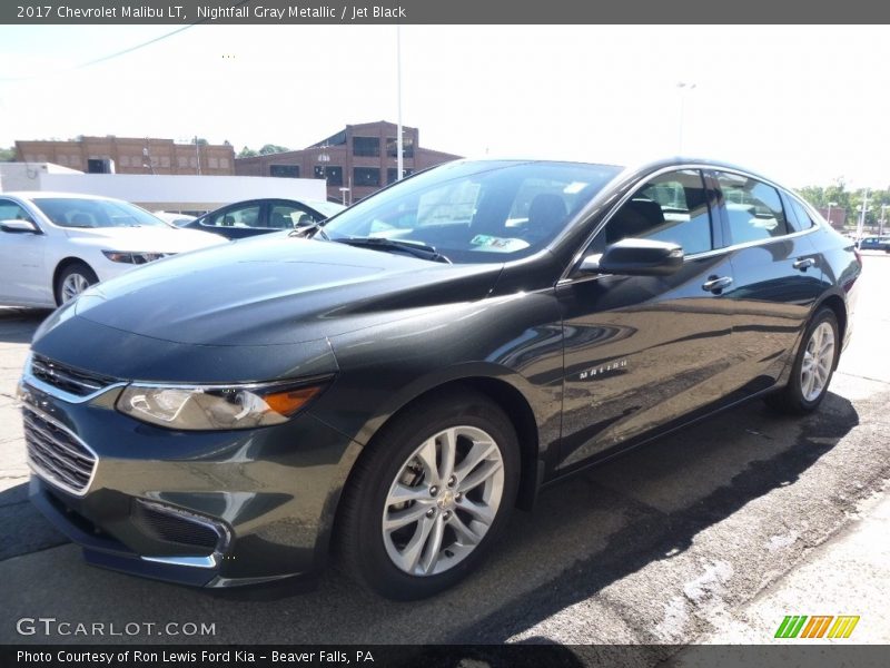 Nightfall Gray Metallic / Jet Black 2017 Chevrolet Malibu LT