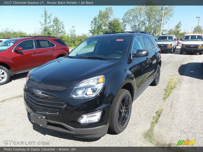 Mosaic Black Metallic / Jet Black 2017 Chevrolet Equinox LT