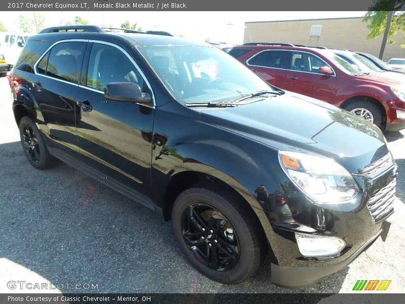Mosaic Black Metallic / Jet Black 2017 Chevrolet Equinox LT