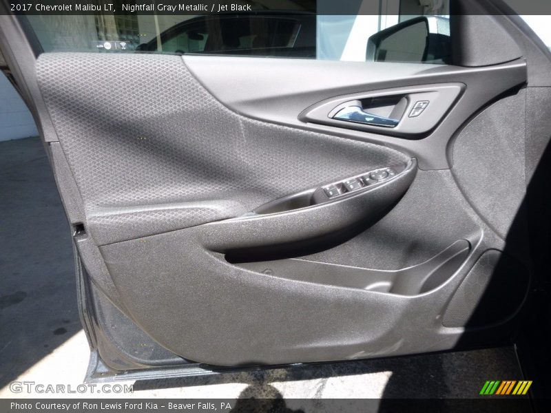 Nightfall Gray Metallic / Jet Black 2017 Chevrolet Malibu LT