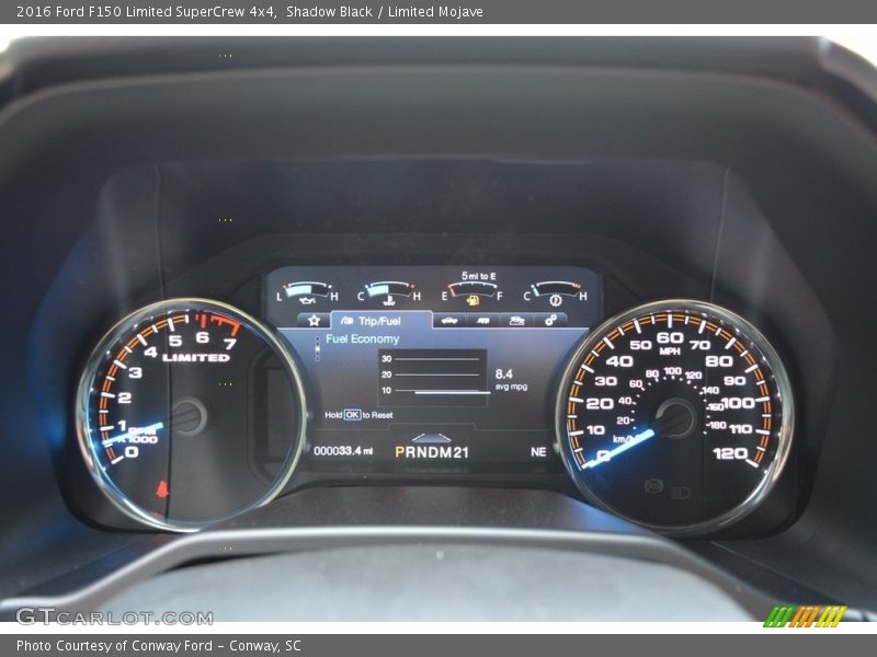 Shadow Black / Limited Mojave 2016 Ford F150 Limited SuperCrew 4x4