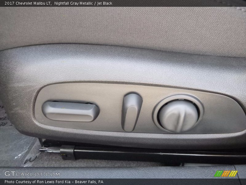 Nightfall Gray Metallic / Jet Black 2017 Chevrolet Malibu LT