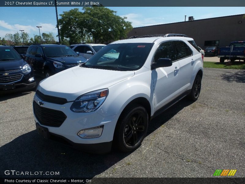 Summit White / Jet Black 2017 Chevrolet Equinox LT