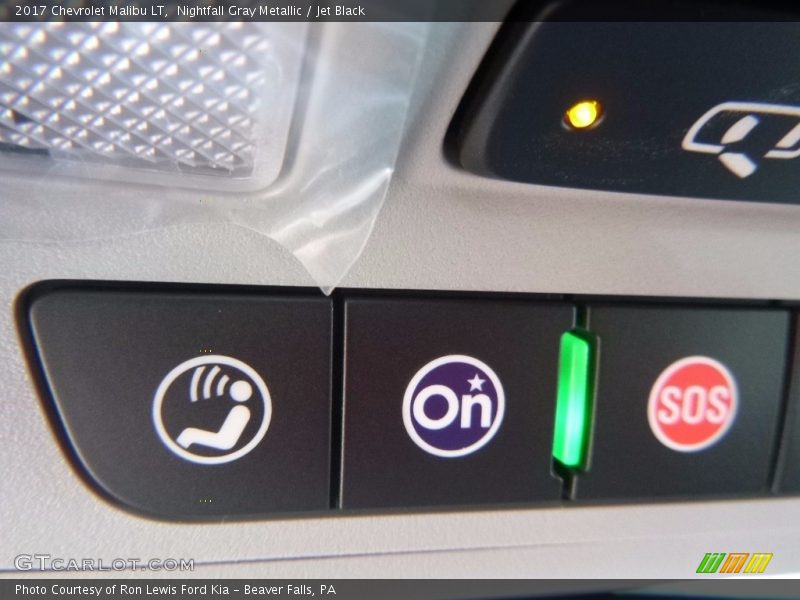 Nightfall Gray Metallic / Jet Black 2017 Chevrolet Malibu LT