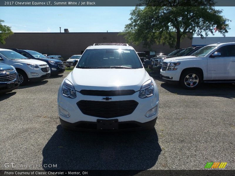 Summit White / Jet Black 2017 Chevrolet Equinox LT