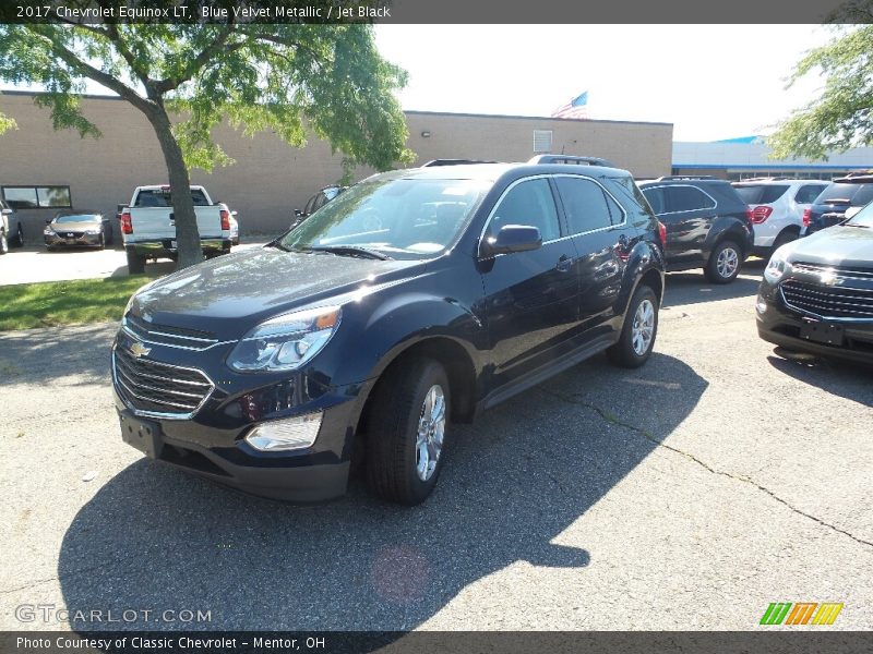 Blue Velvet Metallic / Jet Black 2017 Chevrolet Equinox LT