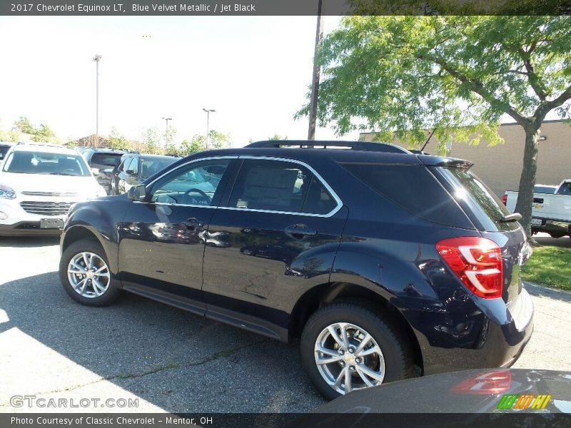 Blue Velvet Metallic / Jet Black 2017 Chevrolet Equinox LT