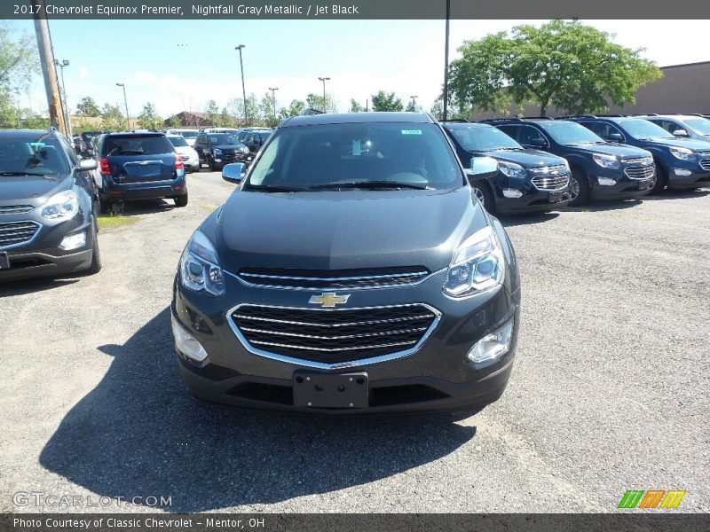 Nightfall Gray Metallic / Jet Black 2017 Chevrolet Equinox Premier