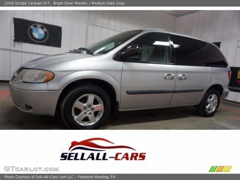 Bright Silver Metallic / Medium Slate Gray 2006 Dodge Caravan SXT
