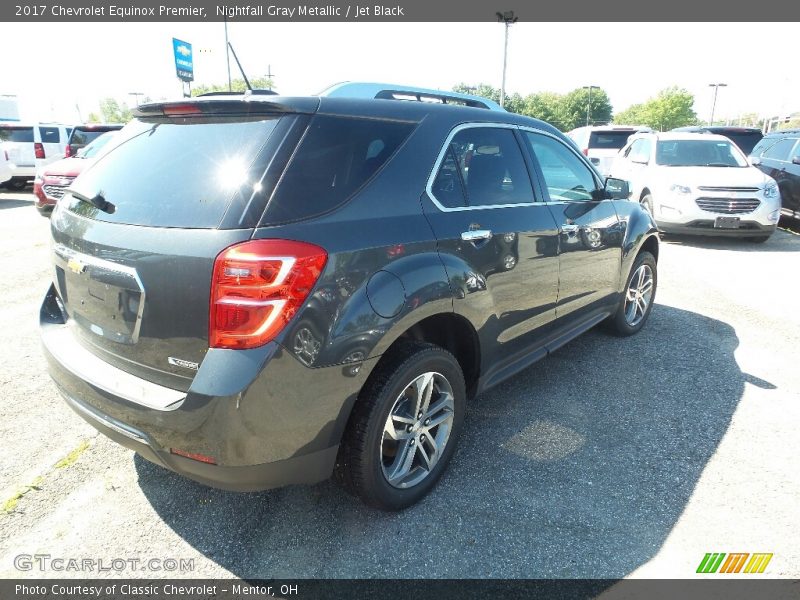 Nightfall Gray Metallic / Jet Black 2017 Chevrolet Equinox Premier
