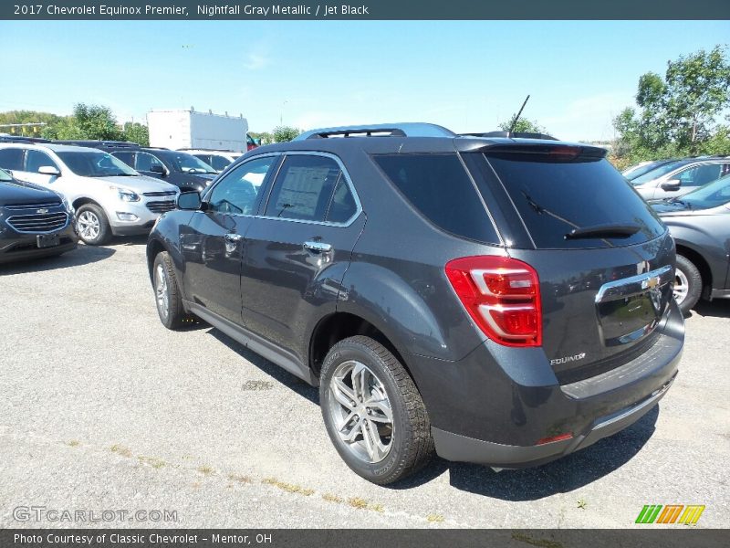 Nightfall Gray Metallic / Jet Black 2017 Chevrolet Equinox Premier
