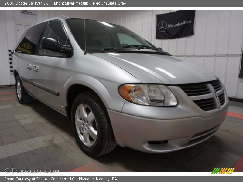 Bright Silver Metallic / Medium Slate Gray 2006 Dodge Caravan SXT
