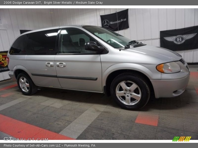 Bright Silver Metallic / Medium Slate Gray 2006 Dodge Caravan SXT