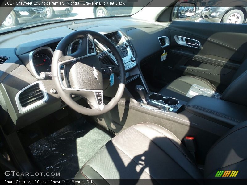 Nightfall Gray Metallic / Jet Black 2017 Chevrolet Equinox Premier
