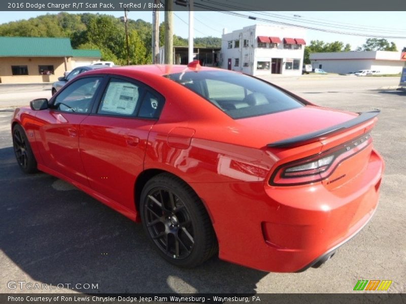 TorRed / Black 2016 Dodge Charger R/T Scat Pack