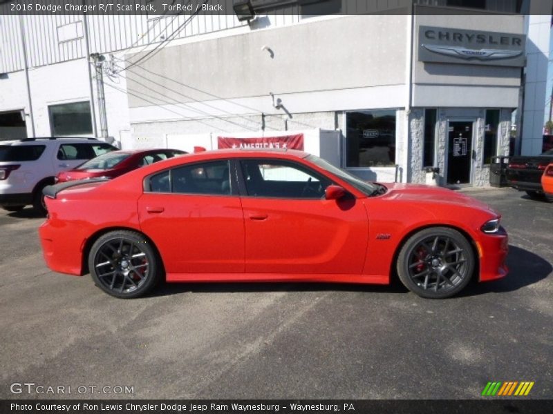 TorRed / Black 2016 Dodge Charger R/T Scat Pack