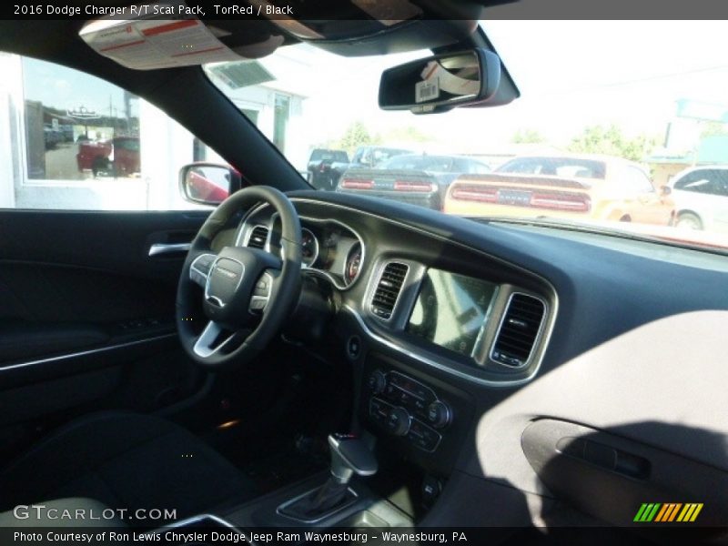 TorRed / Black 2016 Dodge Charger R/T Scat Pack