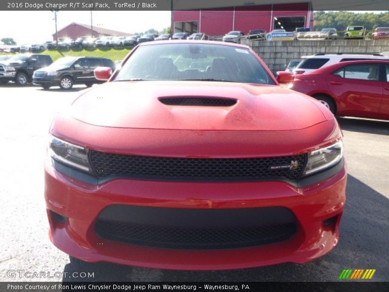 TorRed / Black 2016 Dodge Charger R/T Scat Pack