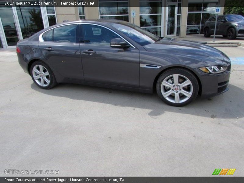 Tempest Gray / Jet 2017 Jaguar XE 25t Premium