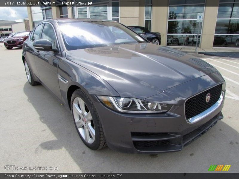 Tempest Gray / Jet 2017 Jaguar XE 25t Premium