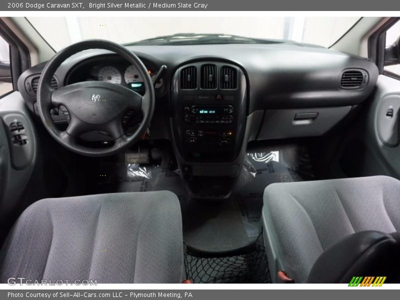 Bright Silver Metallic / Medium Slate Gray 2006 Dodge Caravan SXT