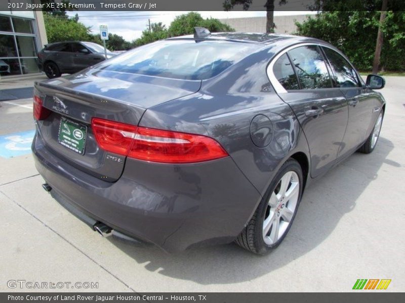 Tempest Gray / Jet 2017 Jaguar XE 25t Premium