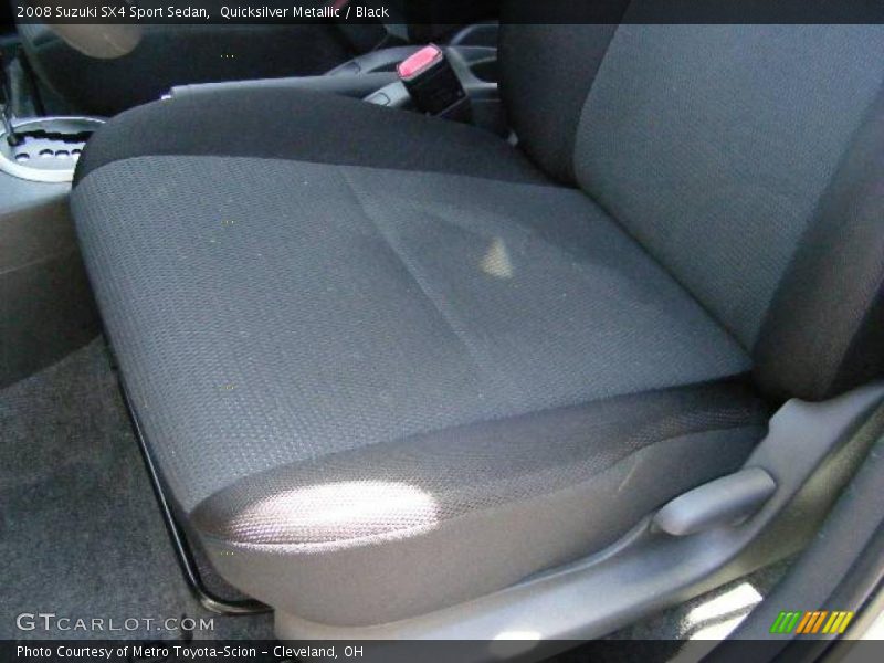 Quicksilver Metallic / Black 2008 Suzuki SX4 Sport Sedan