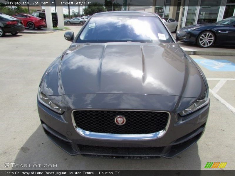 Tempest Gray / Jet 2017 Jaguar XE 25t Premium