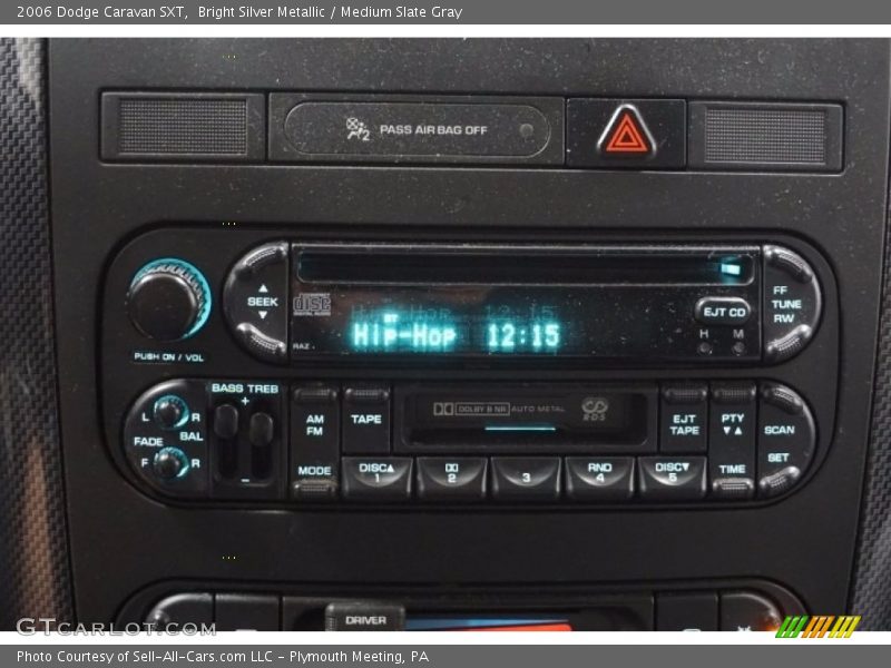 Bright Silver Metallic / Medium Slate Gray 2006 Dodge Caravan SXT