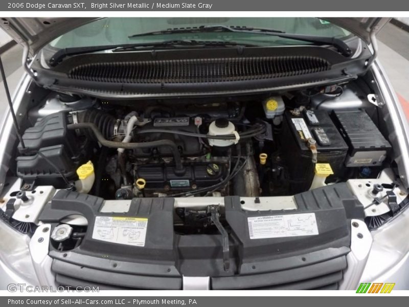 Bright Silver Metallic / Medium Slate Gray 2006 Dodge Caravan SXT